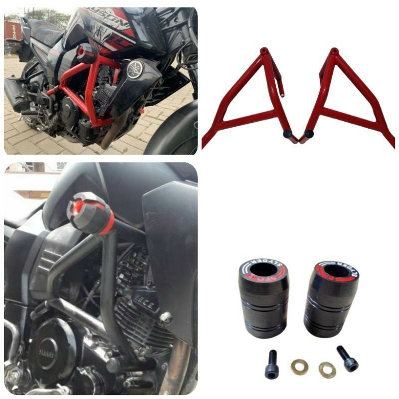 Tubular Byson karbu plus jalu slider agna, Crashbar Byson karbu