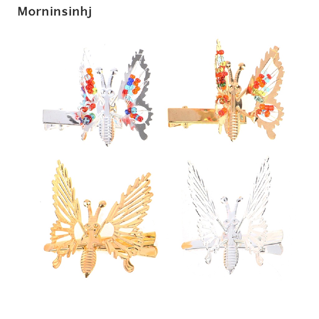 Mornin Jepit Rambut Kupu Poniclip Will Move Butterfly Hairpin Hiasan Kepala DuckbillClip id