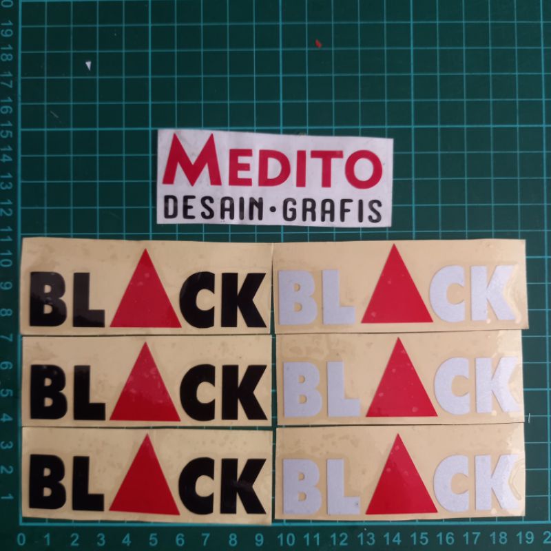 Stiker Cutting Black