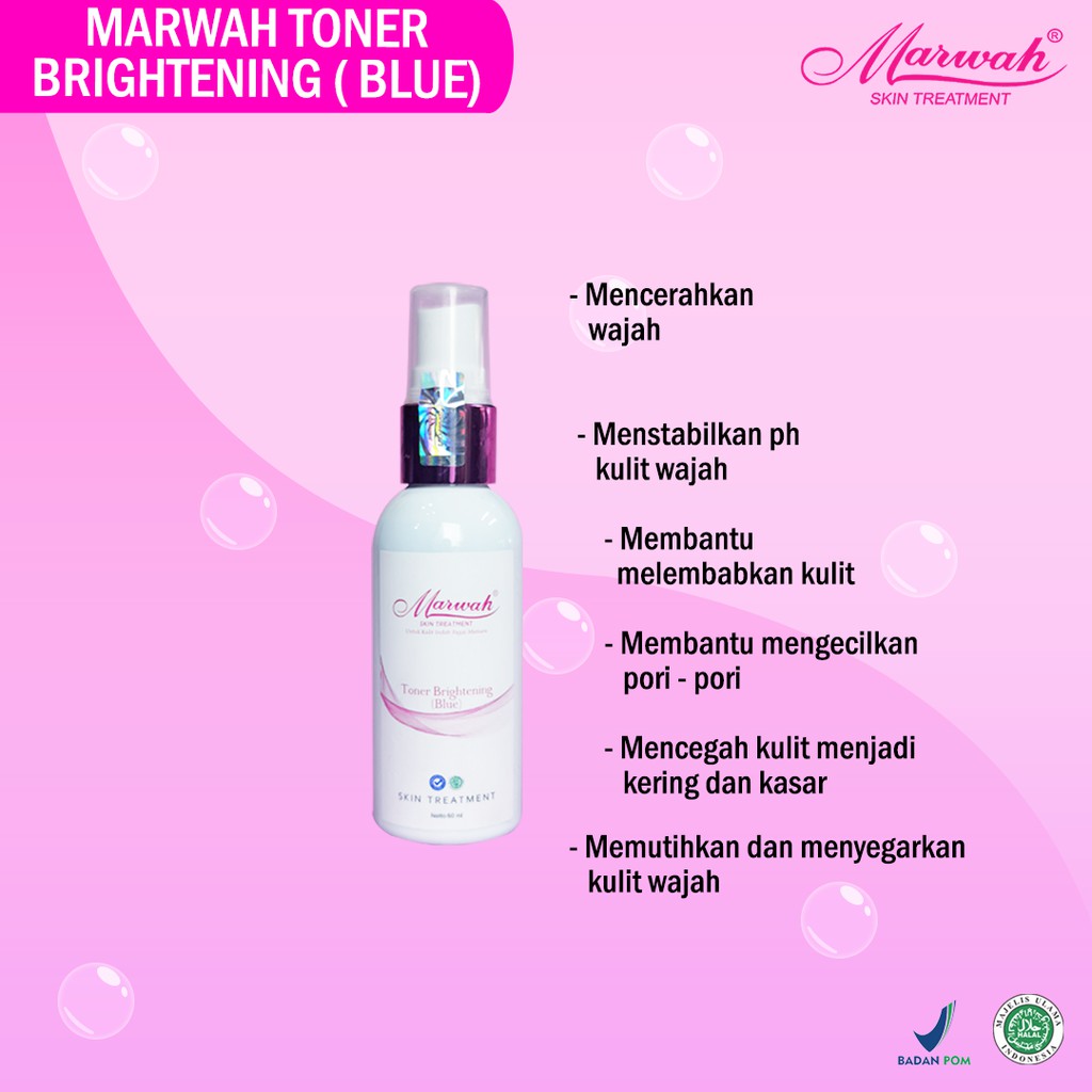 Toner Brightening Marwah Skin Care