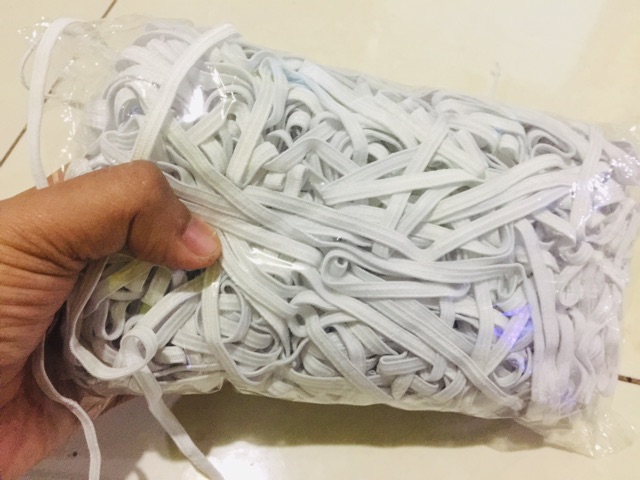 Karet elastis/karet elastis masket/tali masker 4 mm