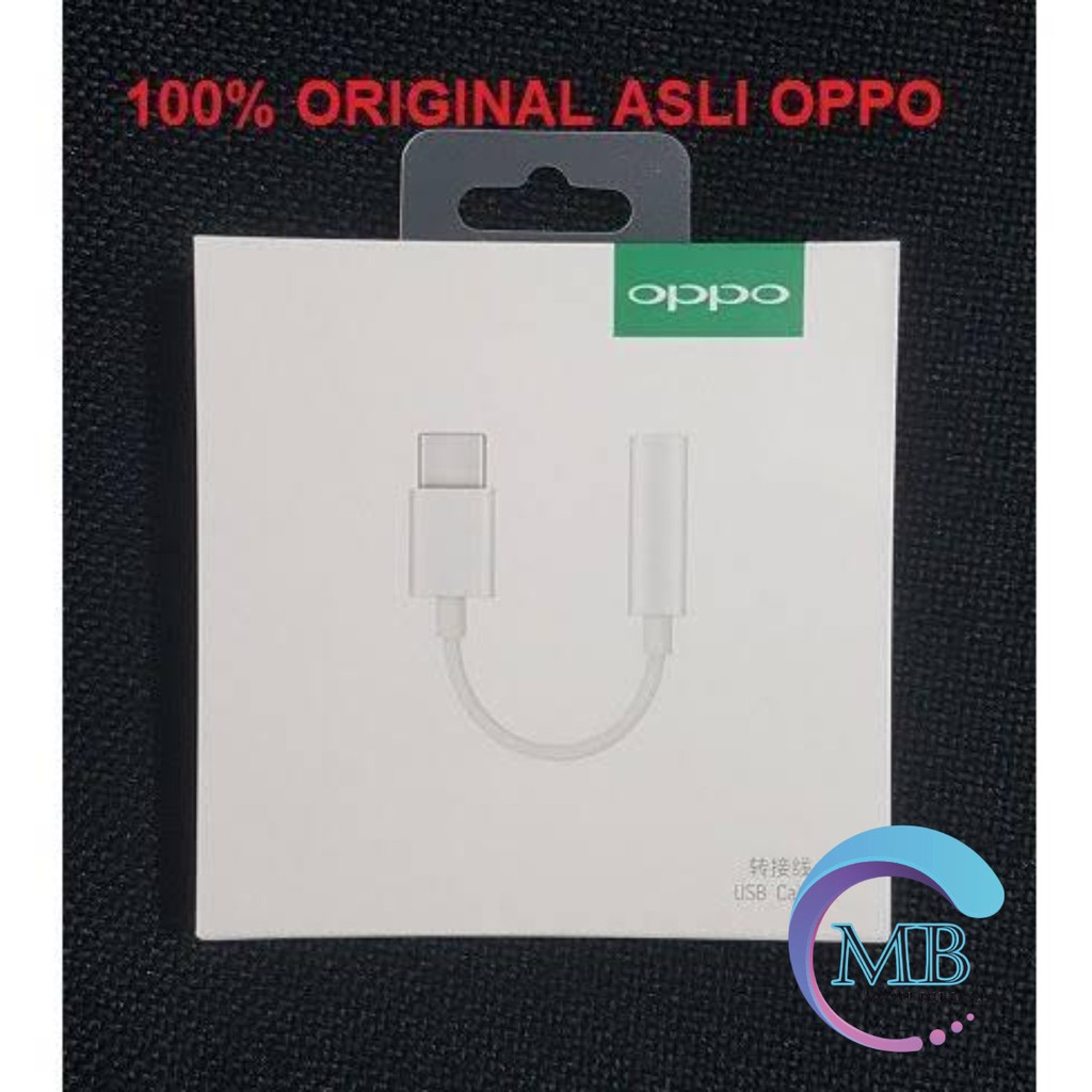 OPPO tipe c To 3.5mm adapter converter audio Jack 3.5mm adapter Headset tipe c original MB688