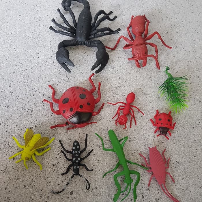 Mainan Hewan Serangga Miniatur Insect World Shopee Indonesia