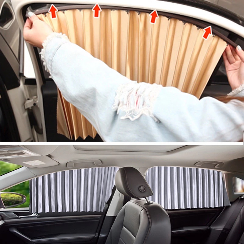 Car Curtain Tirai Mobil Jendela Samping Premium Magnet