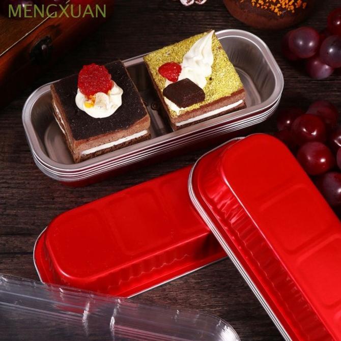 

Mengxuan 10Pcs Set Loyang Kue Mousse 200Ml Bahan Aluminum Foil Taha Againstore3