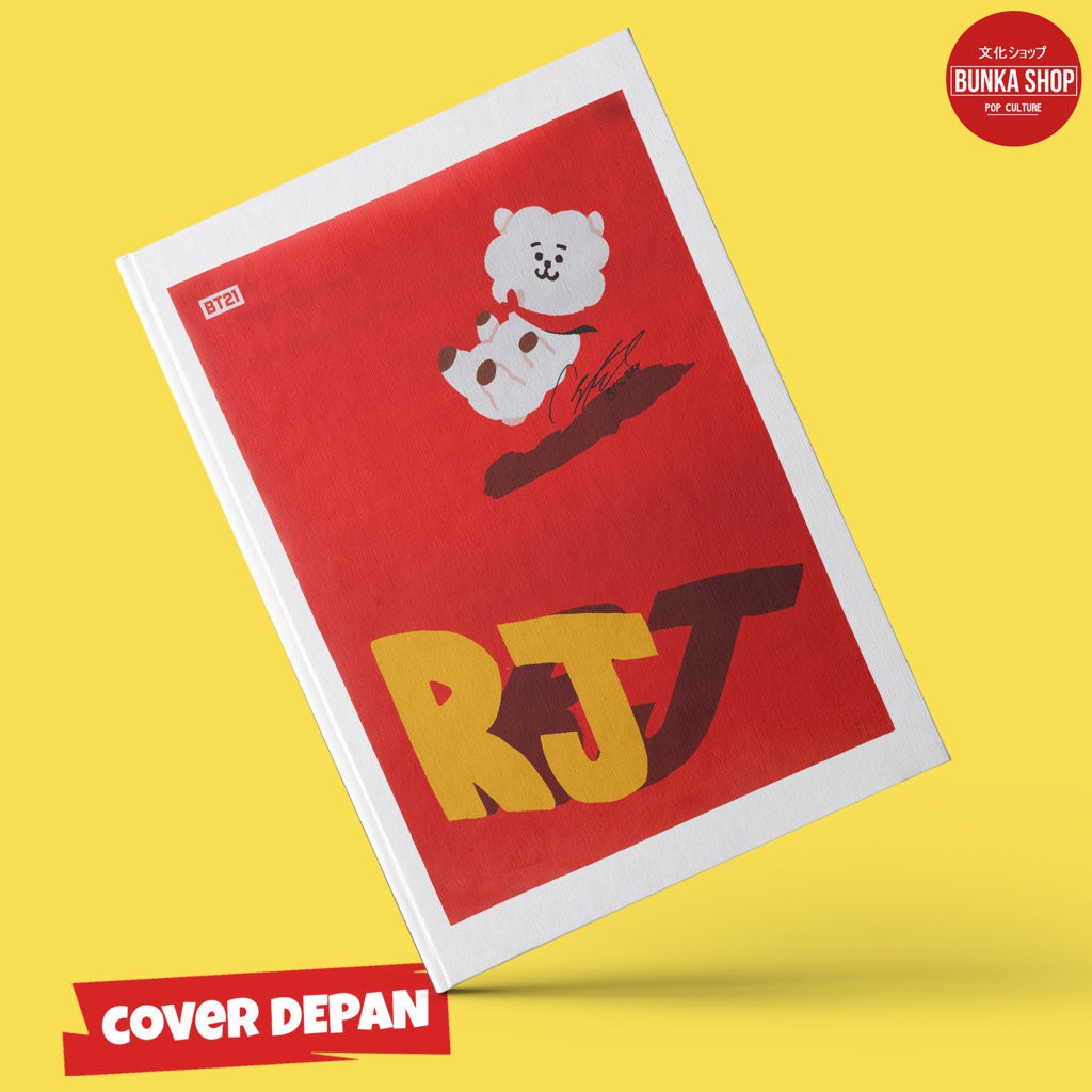 

Note Book Musik Korea Kpop BT21 RJ Hardcover A5 Buku Tulis Catatan Murah Jurnal Agenda Planner