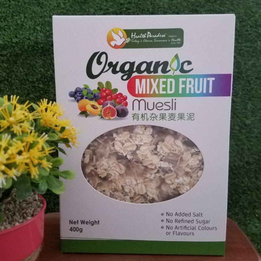 

Health Paradise Organic Mixed Fruits Muesli 400g