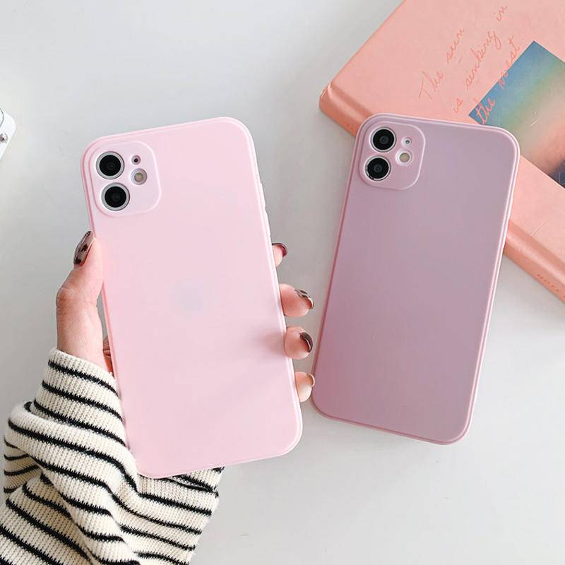 Soft Case Silikon TPU Warna Permen Polos Cover iPhone 11 Pro MAX X XS MAX XR SE 2022 2020 6 6S 7 8 Plus