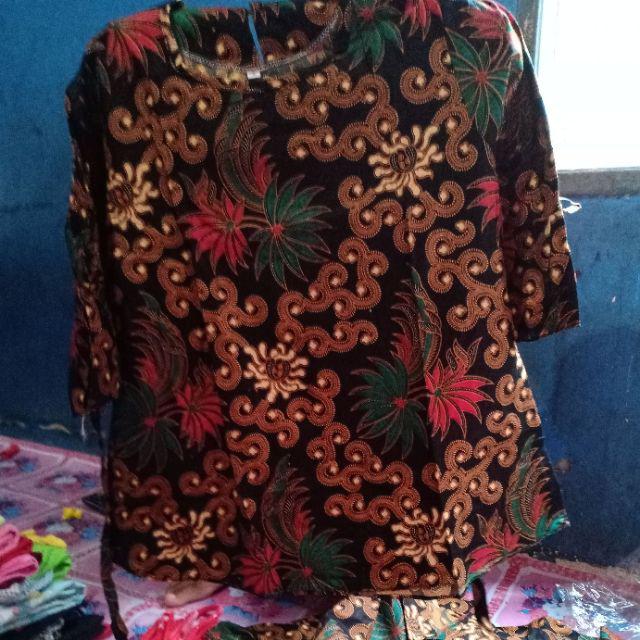 Jumbo Shinta / Atasan Pria Big Size Jumbo Xl Ld 110 / Atasan Batik Wanita Fitri Batik Asifa Fashion