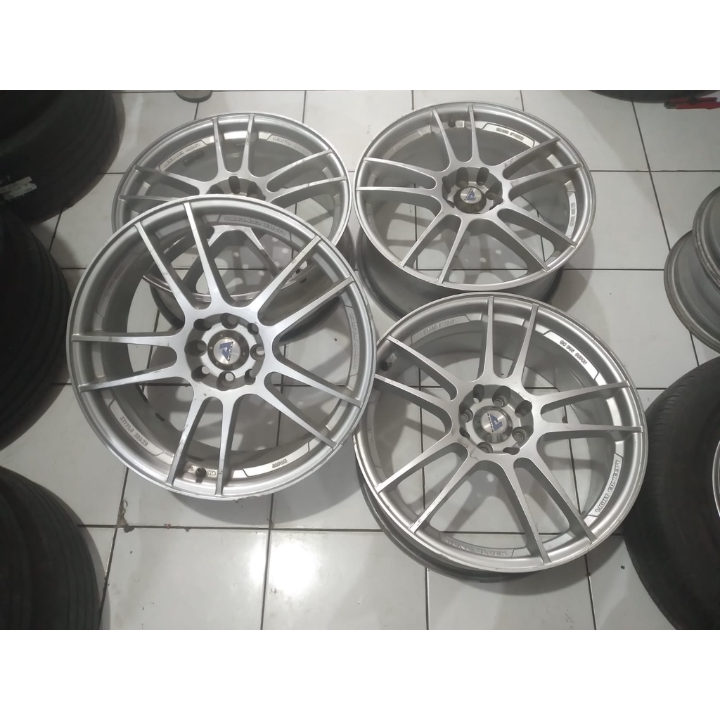 velg mobil murah ring 18 pcd 8x100-114 cocok untuk mobil cielo livina avanza vios city