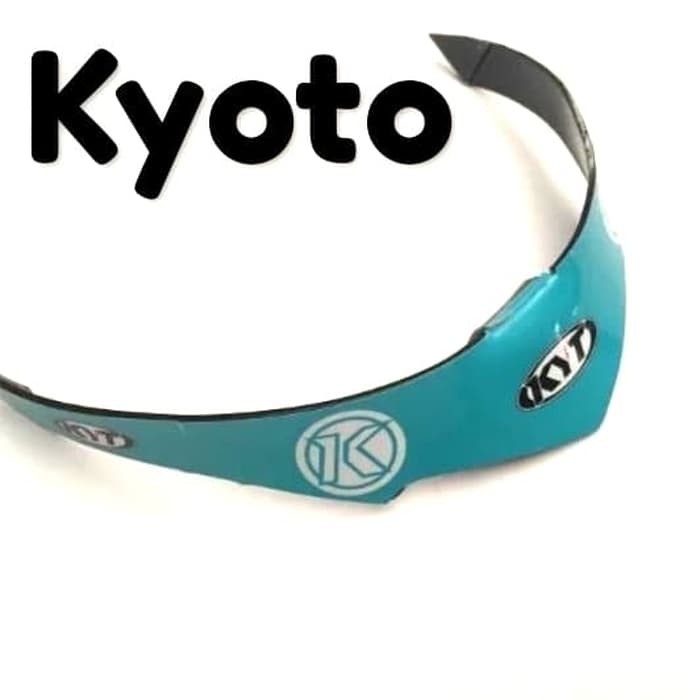 Spoiler Helm KYT Kyoto Aquamarine Motif Baru