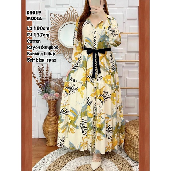 DR019*** Dress Rayon Bangkok