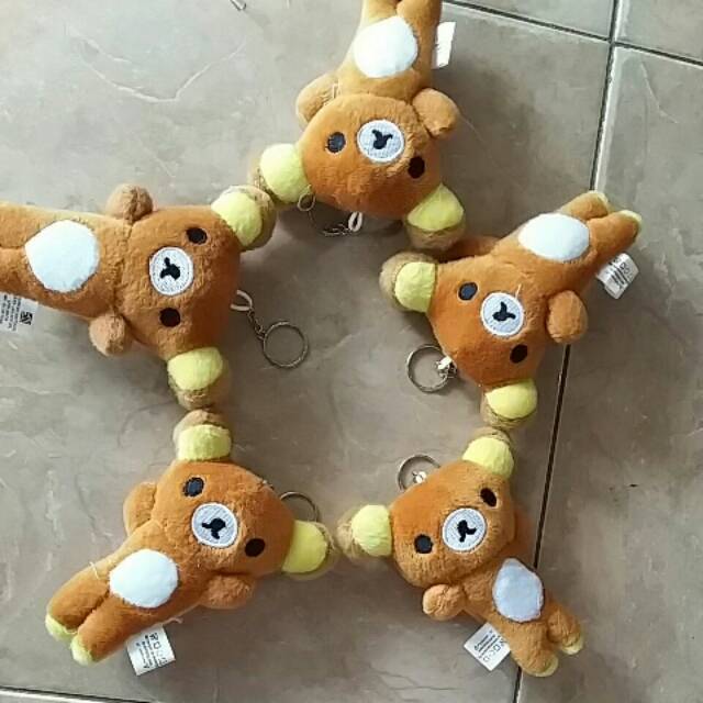 Gantungan kunci lucu rillakuma