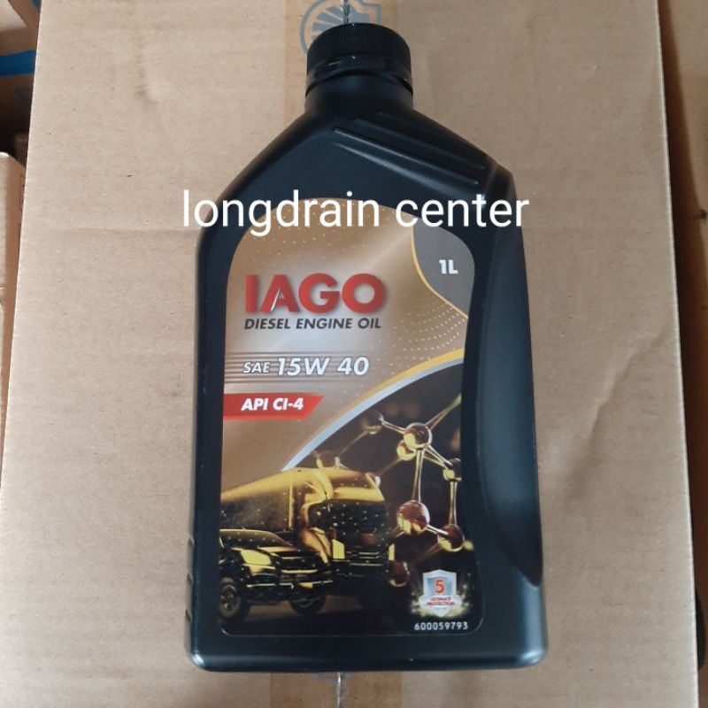 OLI DIESEL IAGO ISUZU GENUINE OIL 15W40 CI4 KEMASAN 1 LITER