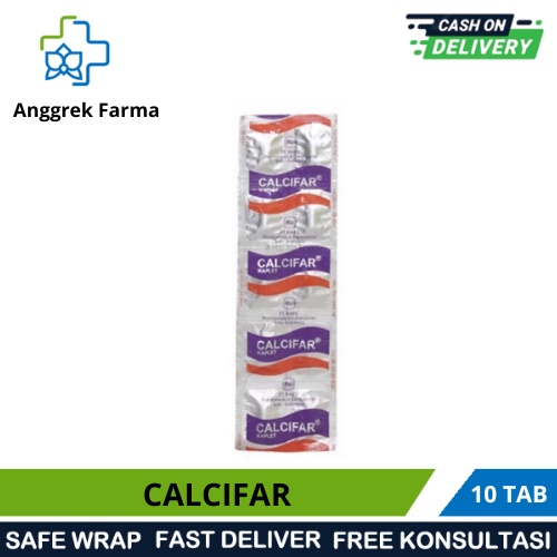CALCIFAR TABLET/SUPLEMEN KALSIUM/SUPLEMEN UNTUK TULANG DAN GIGI