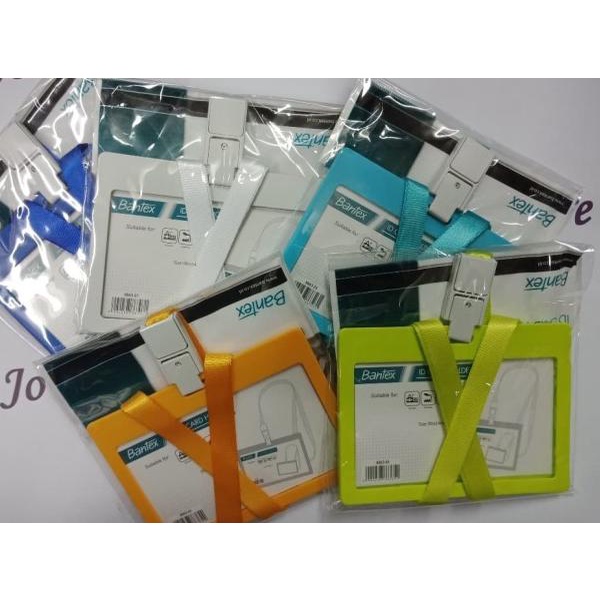 

☑ ID Card Holder Lanyard Landscape - Bantex / Gantungan ID Card ☂