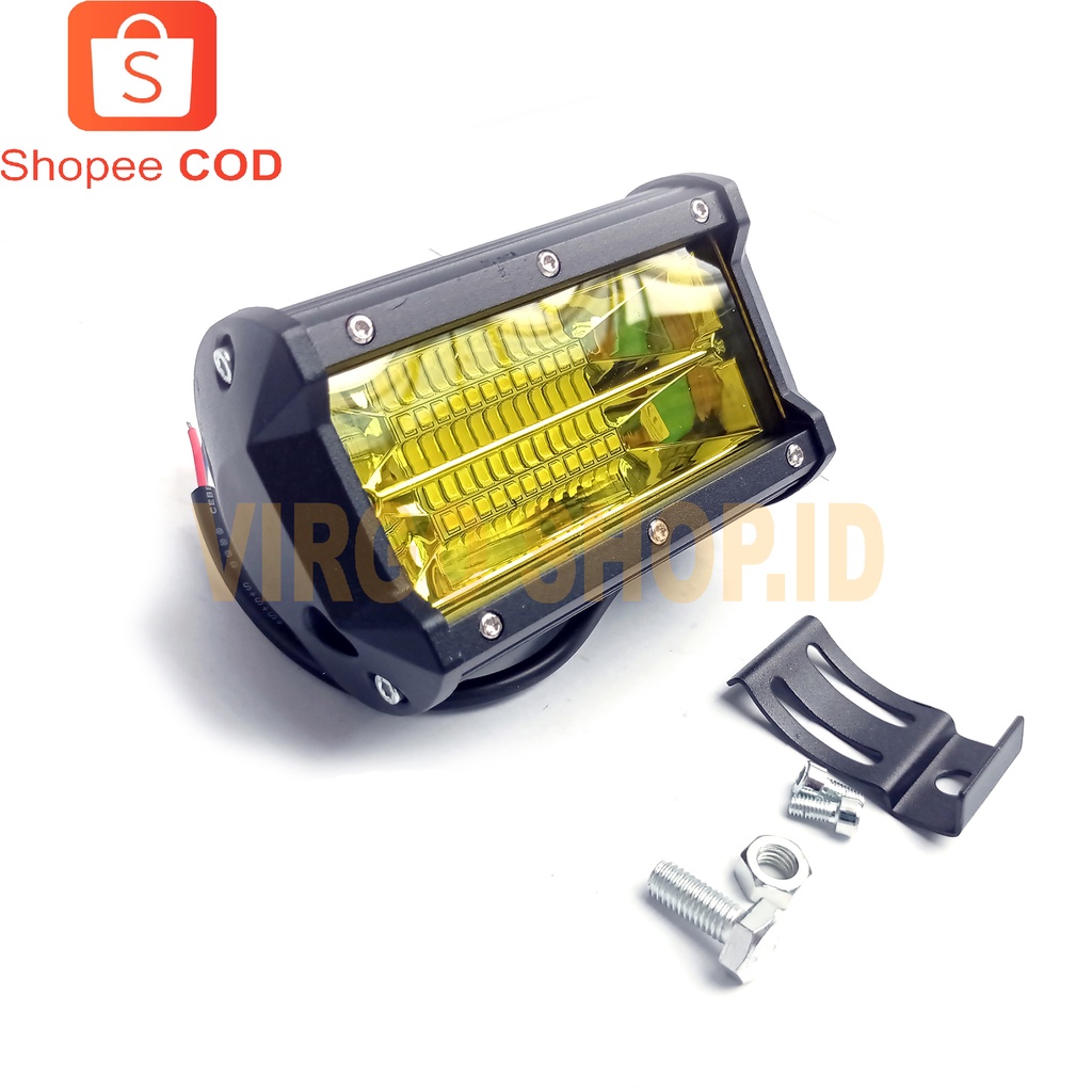 Lampu Tembak Sorot OFFROAD Motor Mobil LED Bar 24 Titik Mata Dua Susun Wide Lens / Lampu Sorot Motor / Lampu Tembak Motor / Lampu Sorot Motor / Lampu Tembak Sorot Led / Lampu Tembak Sorot Motor / Led Sorot / Lampu Tembak 24 Mata