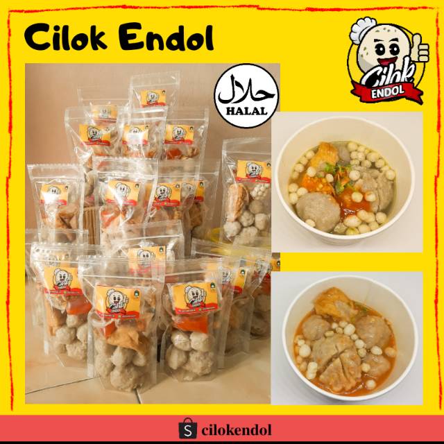 

CILOK ENDOL FROZEN FOOD- Cilok Urat Daging Kuah - Netto 240 gr