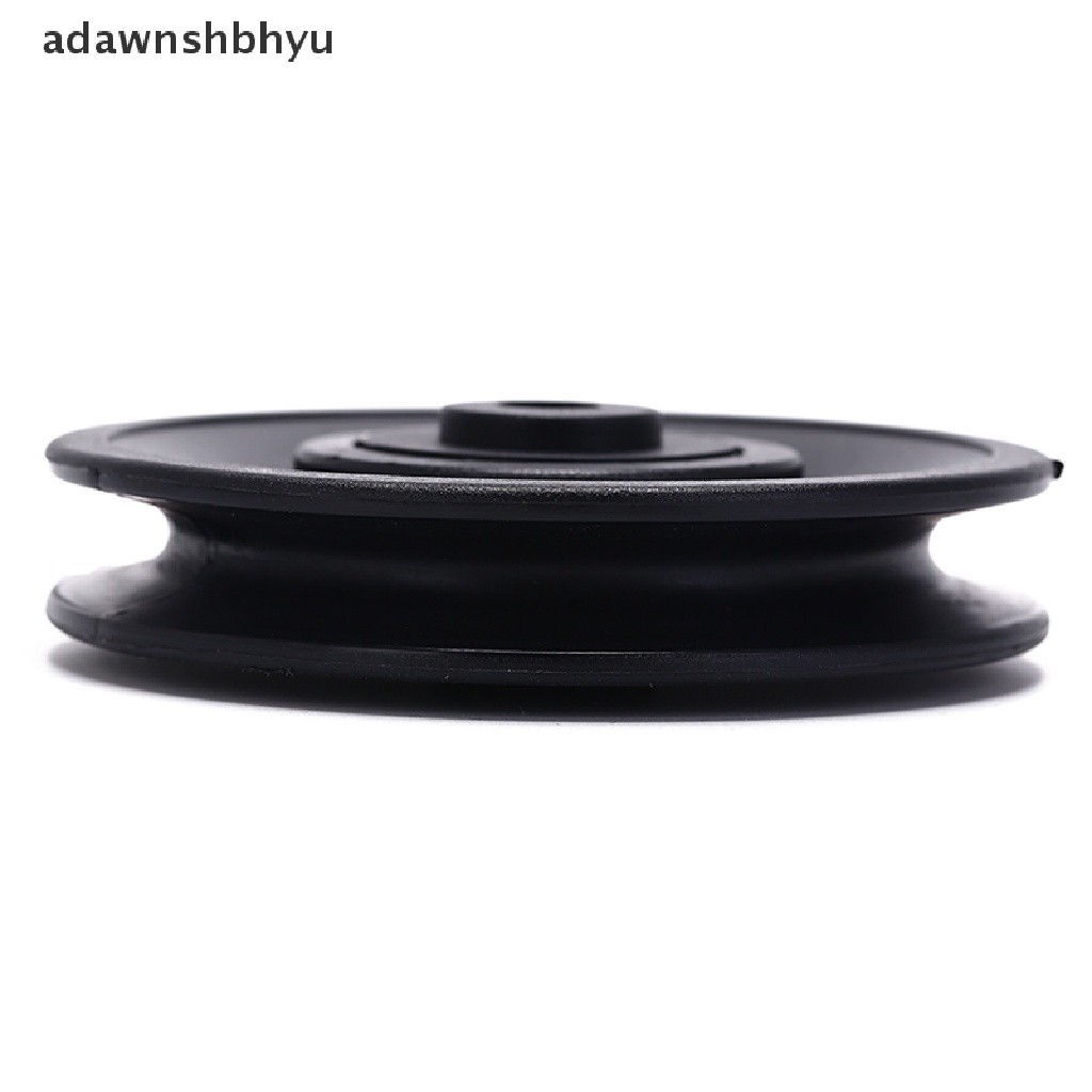 Adawnshbhyu 1pc 90mm Hitam Bantalan Pulley Roda Kabel Peralatan gym Part Wearproof gym kit