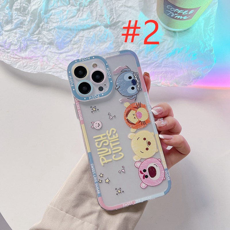 Lovely Winnie The Pooh Tigger Soft Case HP Realme C11 2020 2021 C20 C20A C21 C12 Narzo 20 C25 C21Y C25Y C15 5 5S 5i C3 8 Pro C35 C31 8i 9i Camera Protector Casing