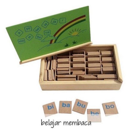 BELAJAR BACA / Kotak Belajar Baca/ Belajar Membaca Bahasa Indonesia