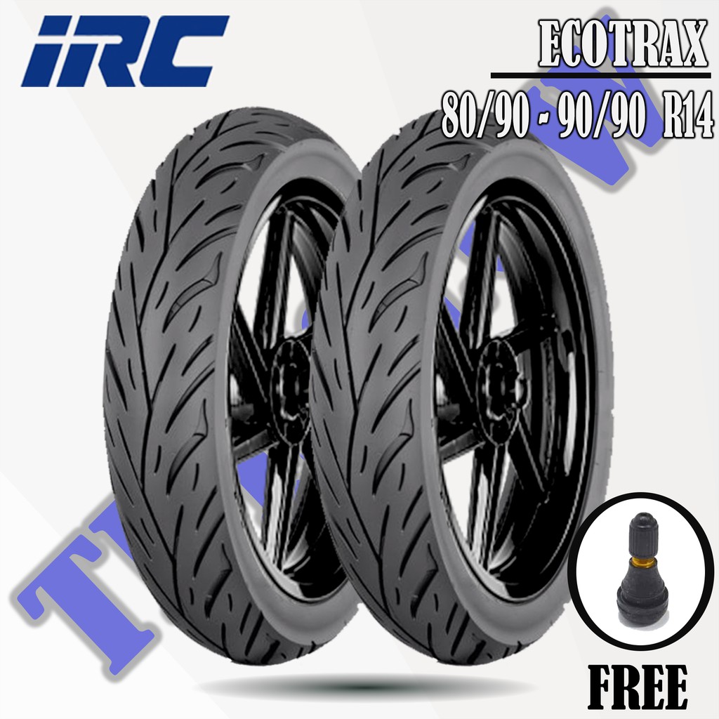 Paket Ban Motor Matic // IRC ECOTRAX 80/90 - 90/90 Ring 14 Tubeless