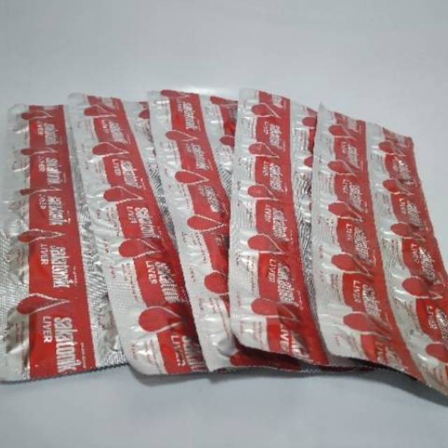 sakatonik liver 1 strip isi 10 tablet || sakatonik liver