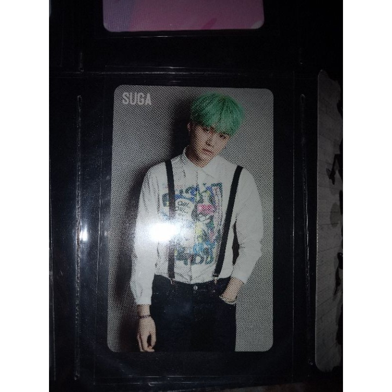 (BOOKED)PHOTOCARD RUN JAPAN BTS YOONGI/SUGA