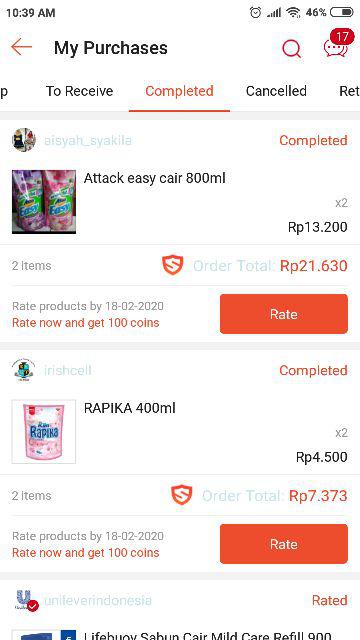 Attack Rinso So Klin Cair