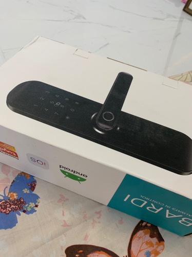 Bardi Smart Home Door Lock Handle Rfid-fingerprint Waterproof