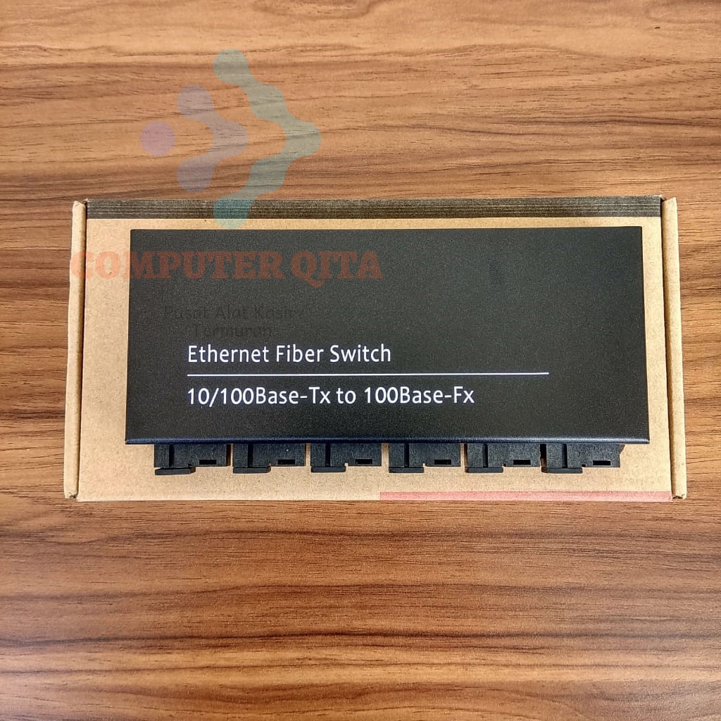 Media Converter 6 Port Fiber 2 Port LAN 10-100 Base Fast Ethernet Fiber Optik