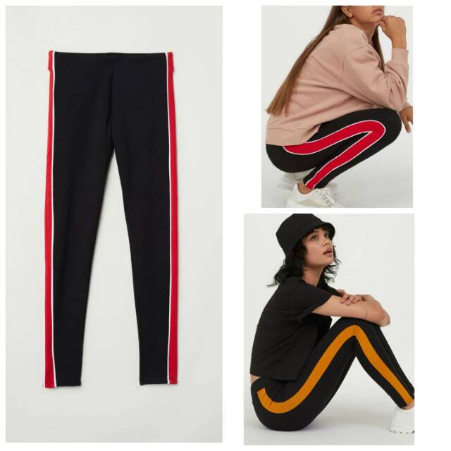 HM Legging  With Stripes Original Shopee Indonesia