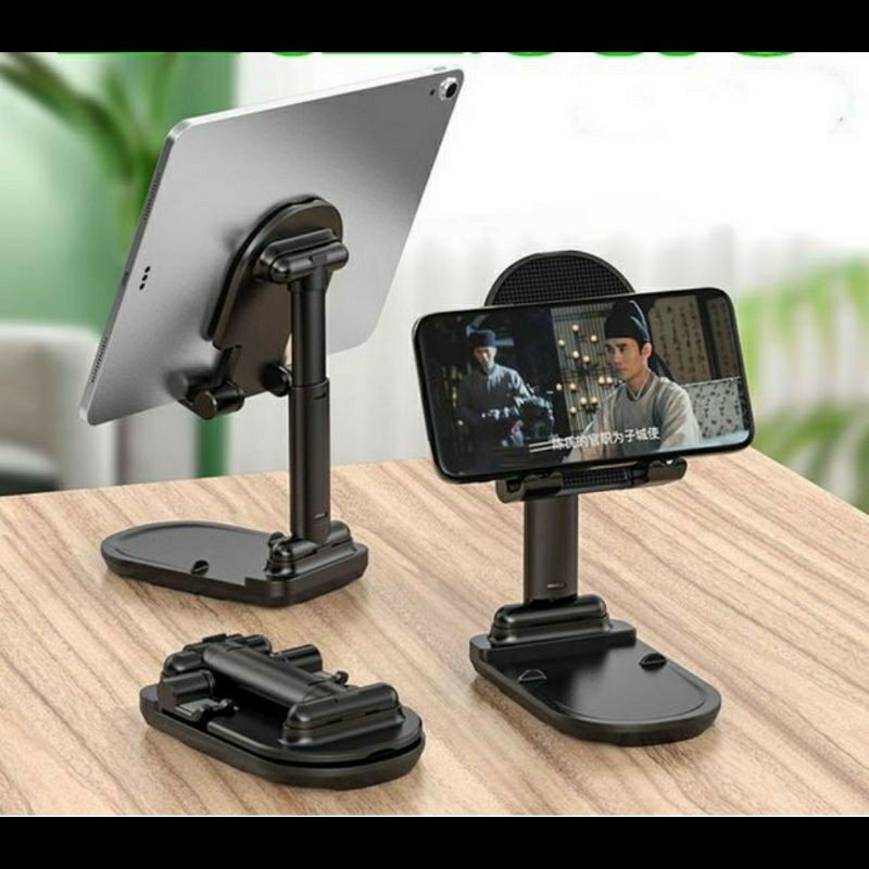 ADJUST STAND HOLDER FOR HANDPHONE &amp; TABLET DUDUKAN HP UNIVERSAL KUALITAS BAGUS