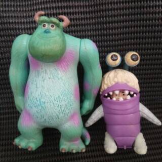 Mainan Action Figure Monster Inc hadiah mcd hokben Mainan Action Figure Monster Inc hadiah mcd hokben