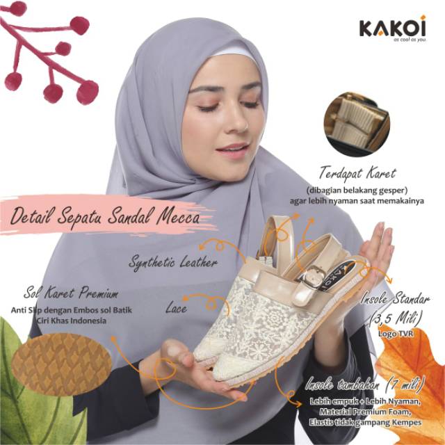 [EXCLUSIVE] MECCA - SEPATU SANDAL UMROH ADEM DAN TEBAL SIZE 42-45