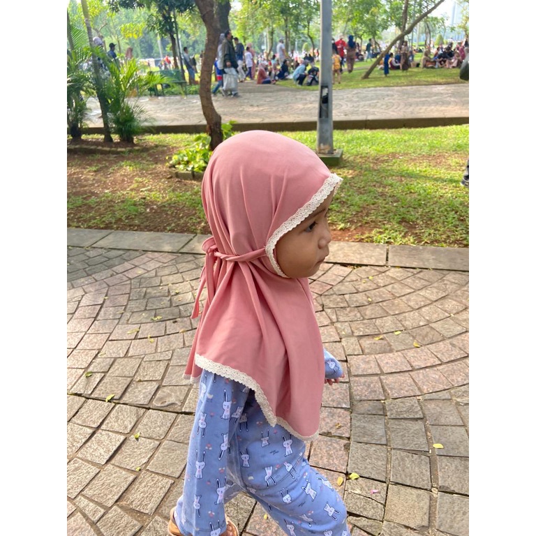 jilbab bergo renda anak good jersey
