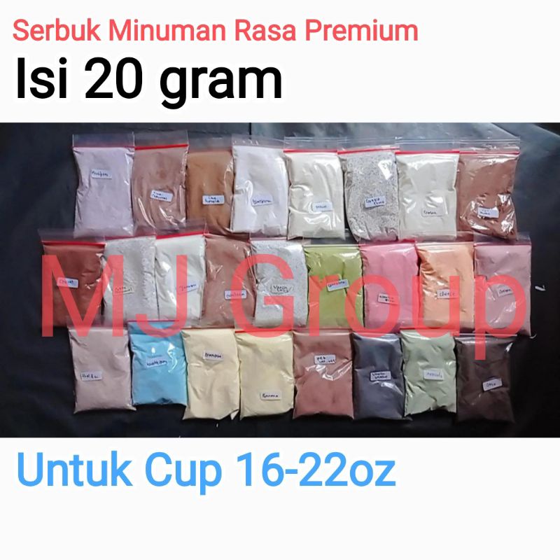 

Chell Bubuk Minuman Rasa Premium Kemasan 20gram / Serbuk powder drink kualiatas premium