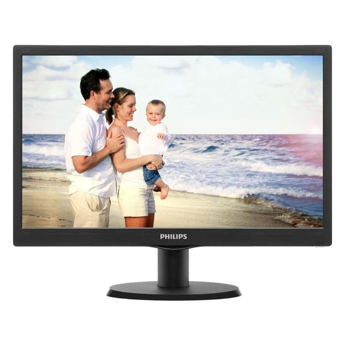 Monitor LCD Philip 15.6' 163V5 Monitor PC dengan lampu latar LED