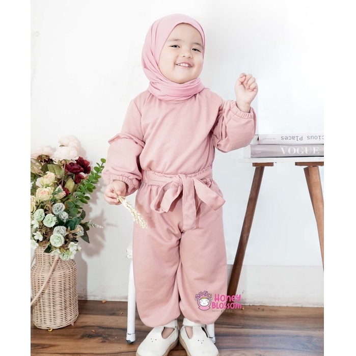 Setelan One Set Anak Perempuan Alika / Setcel Anak 1-5 thn  / Baju One Set