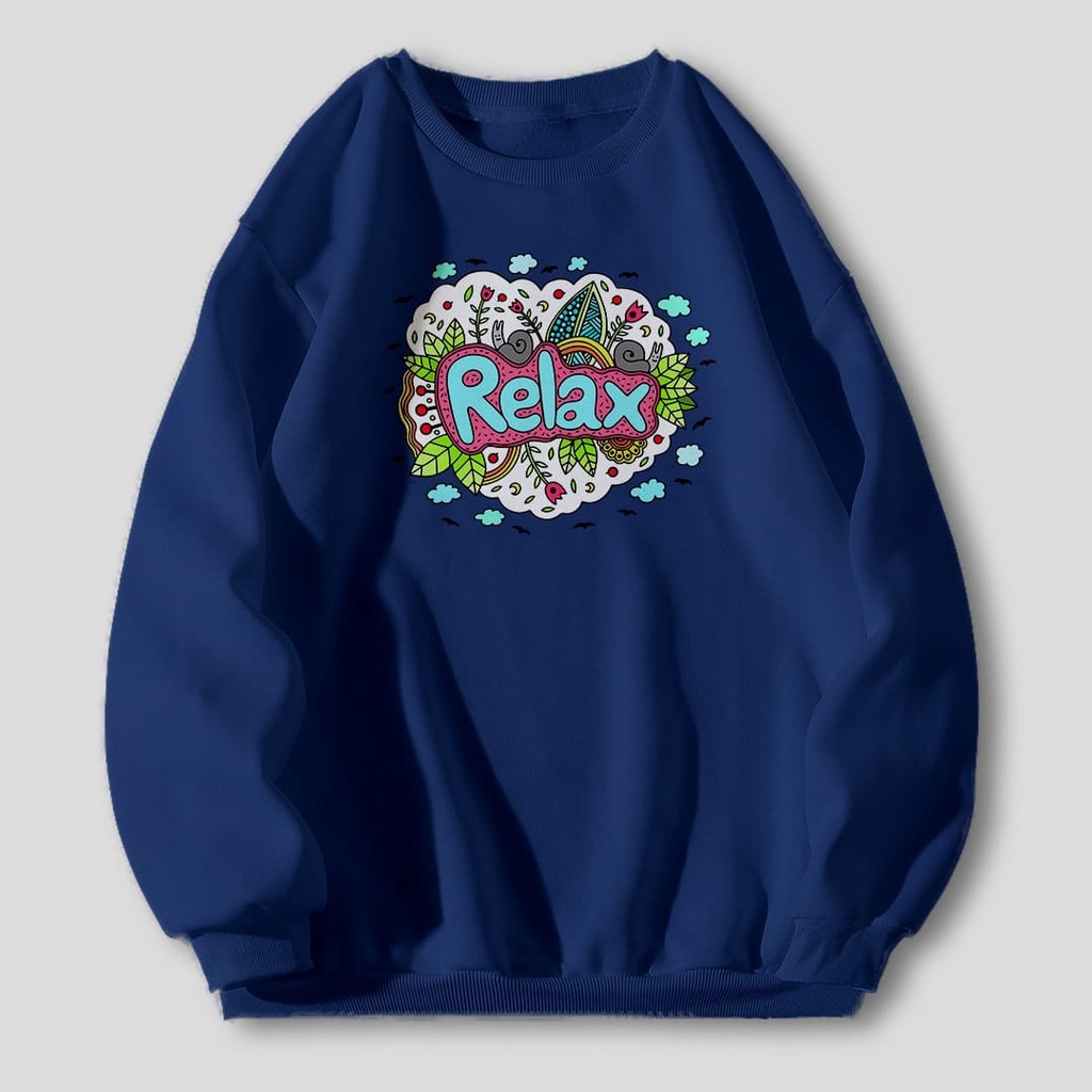 RELAX ETNIC SWEATER WANITA TEBAL DISTRO SIZE M - XXL / SWEATER WANITA TEBAL