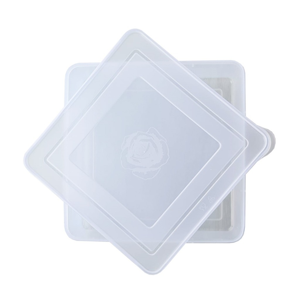 Kotak Makanan Plastik Toples 3L Isi 3 Pcs / Food Container Box - Putih