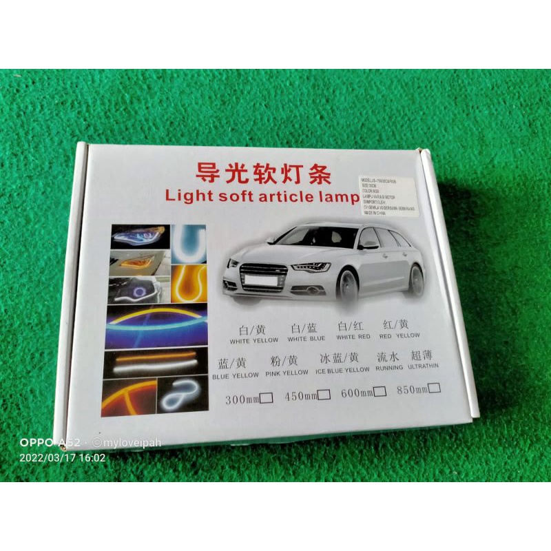 Lampu alis running remot 30 cm