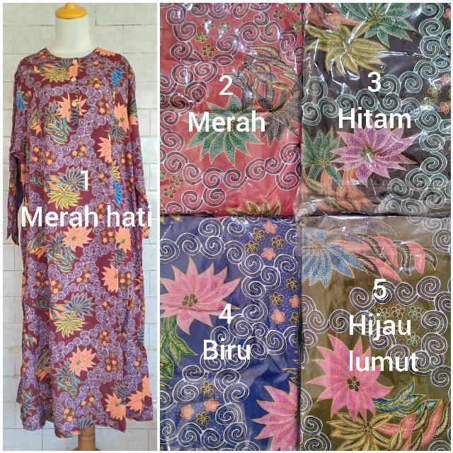 Daster Kencana Ungu Longdres ABAYA Jumbo