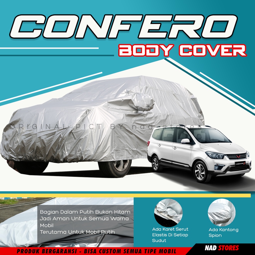 Sarung Mobil Wuling Body Cover Mobil Confero Mini EV