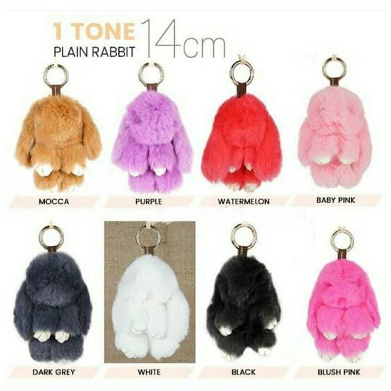 Copenhagen Fur Bunny / Gantungan Tas Kelinci Small 14 cm