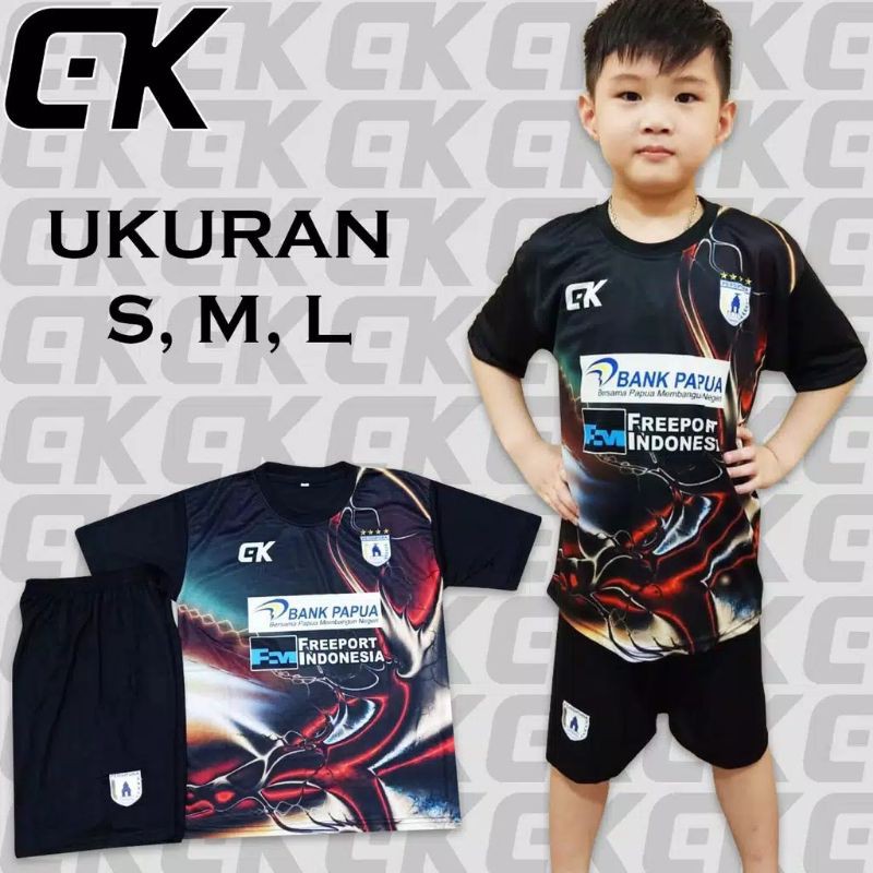 liesport5 SETELAN BAJU BOLA ANAK SETELAN JERSEY ANAK SML