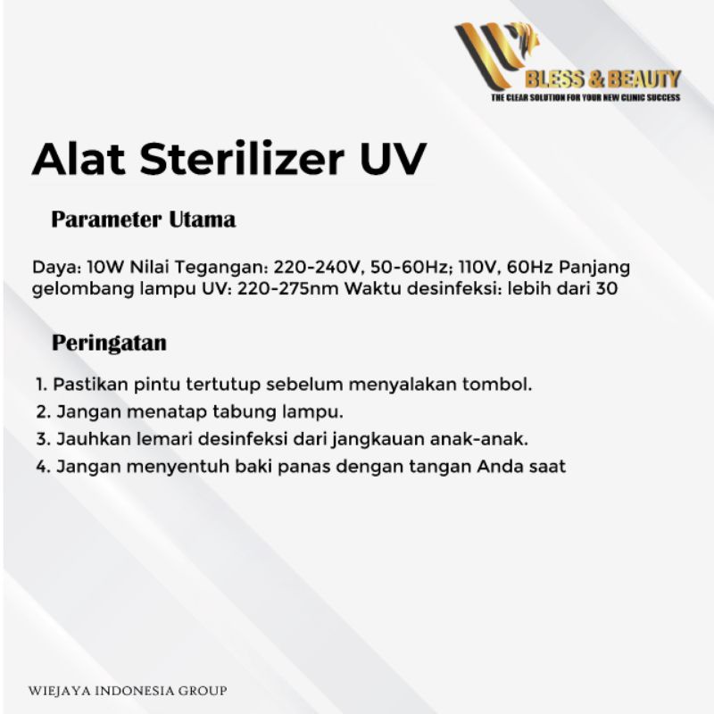 Alat sterilizer Box uv sterilizer box alat steril alat salon medicure alat rumah tangga