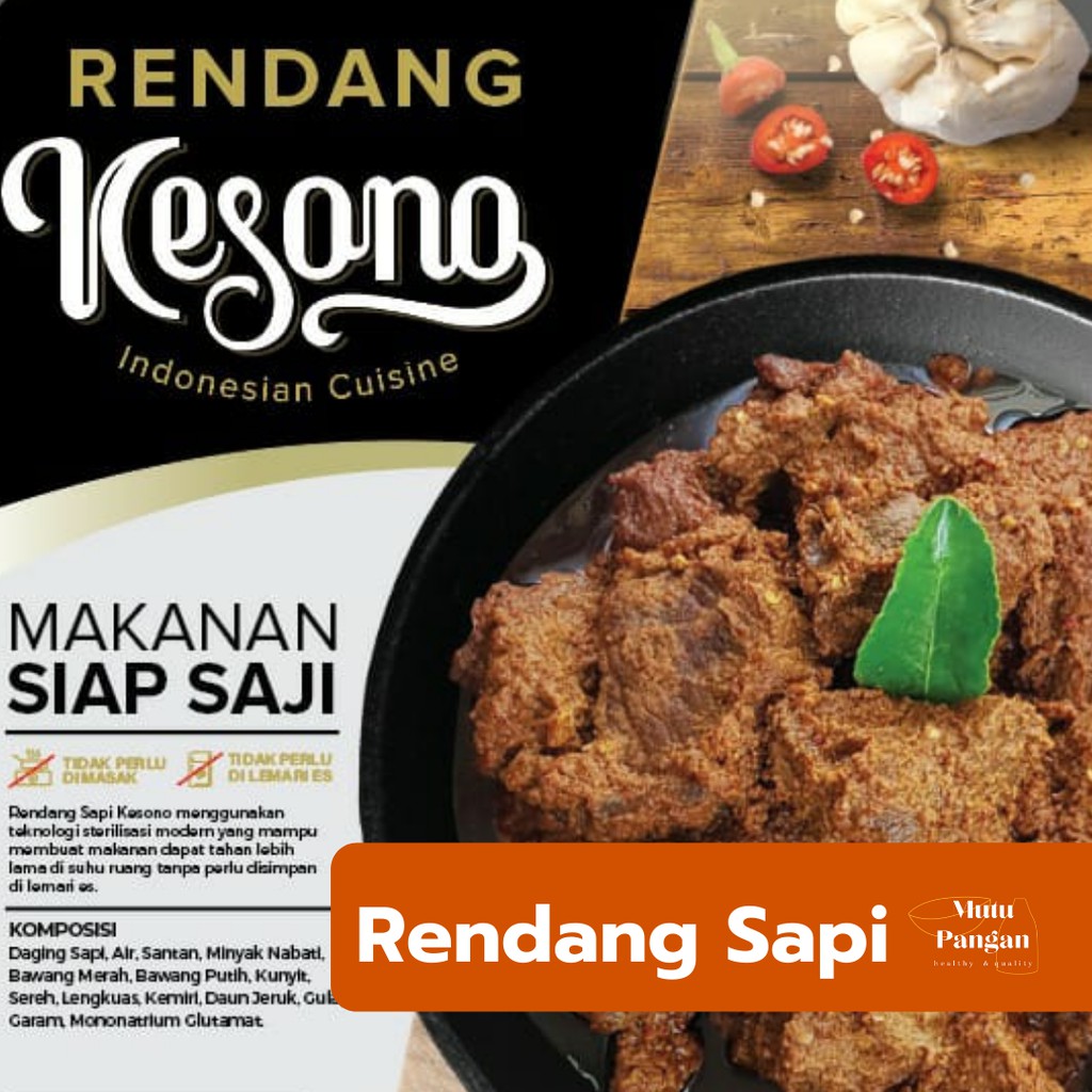 

Rendang Sapi Kesono 500 gr