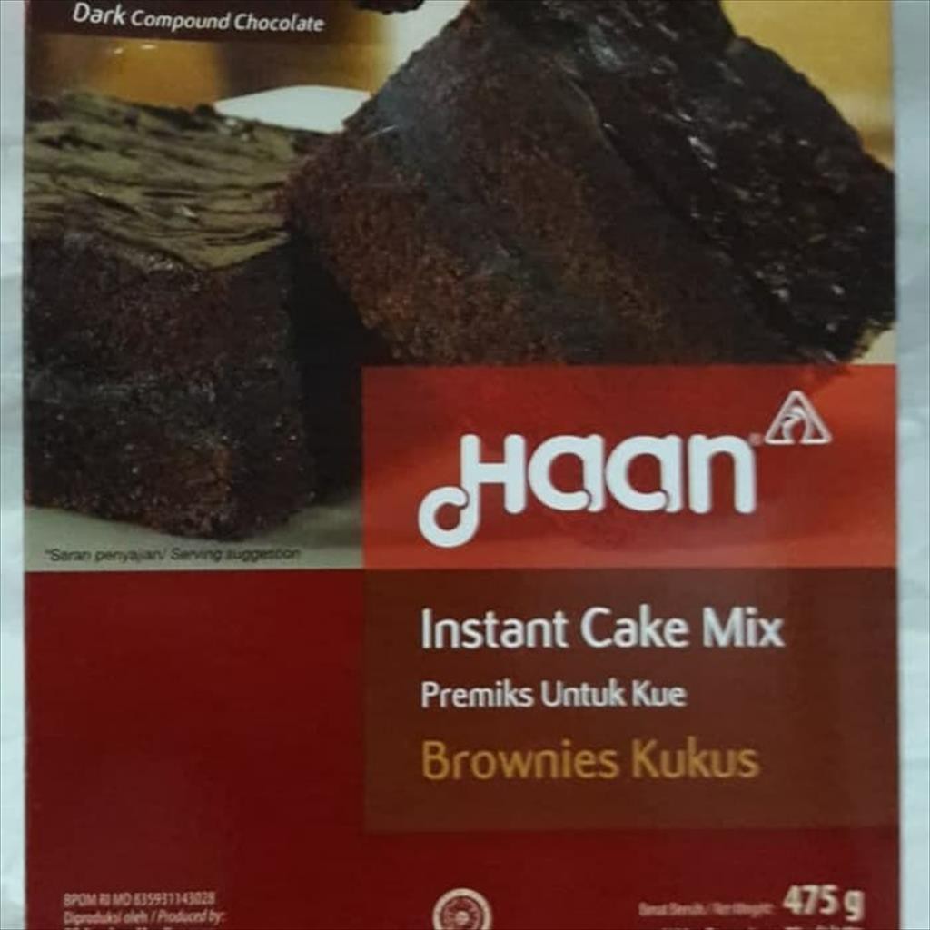 

Haan Cake Mix Brownies Kukus 475 Gram