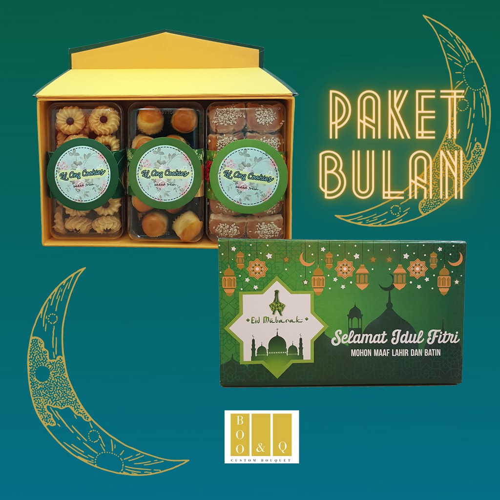 

Paket Lebaran Hampers Lebaran Parcel Lebaran Kue Kering Paket Bulan